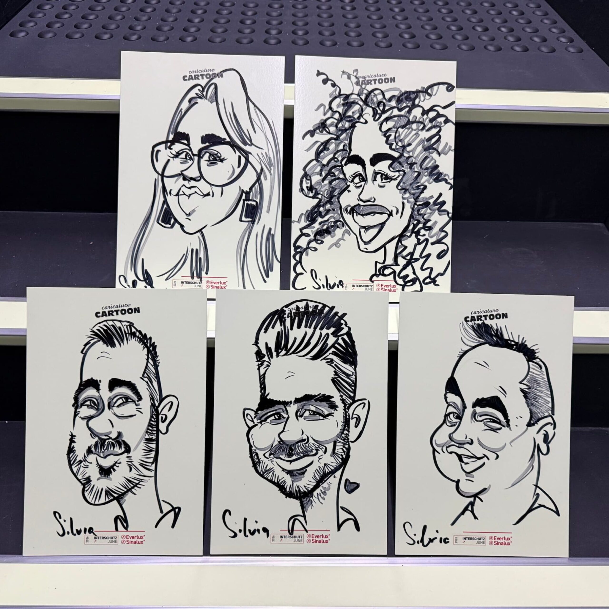 Caricatures by Silvia and Everlux