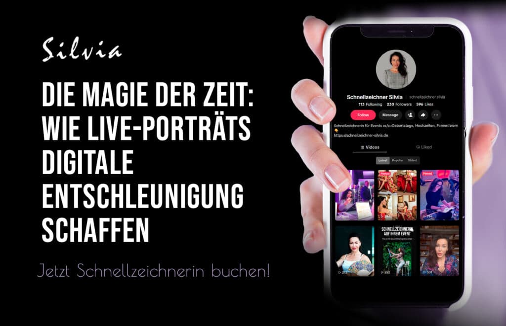 Schnellzeichner :: Die Magie der Zeit: Wie Live-Porträts digitale Entschleunigung schaffen